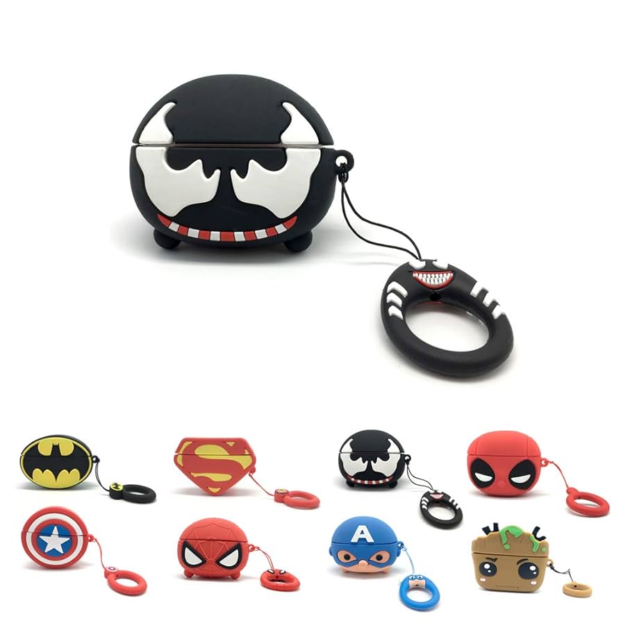 ❣️AirPodsケース 3D かわいい シリコンケース Amazon | Airpods Proケース用2個パック、かわいい、3Dかわいい